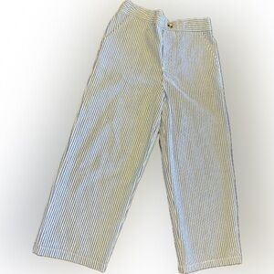 Boy's Classic Striped Seersucker Pants - Blue/White, Size 4T, elastic waist,NWOT